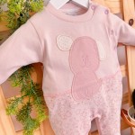 Macacão Malha Trape Zape - Doguinha - Rosa e Rose