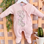  Macacão Trape Zape - Babys Coalas - Rosa