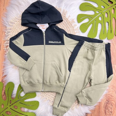 Inverno 2025 - Conj. Jaqueta Original Brand e Calça em Moletom - Verde
