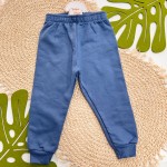 Inverno 2025 - Conj. Blusão Dino Prehistory e Calça em Moletom - Azul Petróleo 