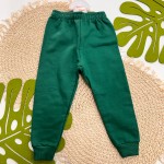Inverno 2025 - Conj. Jaqueta Dino Skatista e Calça em Moletom - Verde Musgo