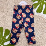 Inverno 2025 - Conj. Bear Hug Casaco de Moletom e Calça Legging - Vermelho e Marinho