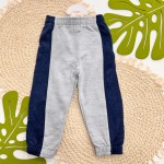 Inverno 2025 - Conj. Blusão ALNC com Capuz e Calça em Moletom - Marinho e Mescla