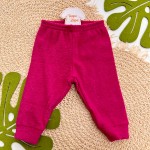Inverno 2025 - Conj. Jaqueta com Babados e Calça de Fleece - Rosa 