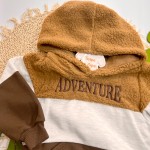 Inverno 2025 - Conj. Casaco Adventure e Calça em Moletom - Marrom