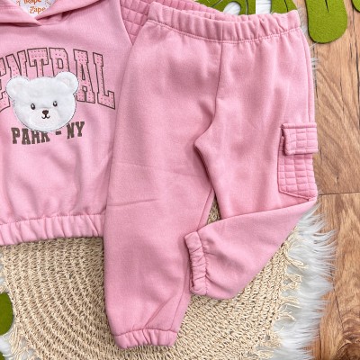 Inverno 2025 - Conjunto moletom Central Park- NY Rose