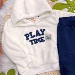  Inverno 2025 - Conjunto Play time casaco pelinho- Off