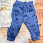 Inverno 2025 -Conj. Jaqueta em Pelinho e Calça Dino Roar - Off White