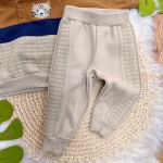  Inverno 2025 - Conjunto 3 cores tigrinho- Marinho, bege e caramelo