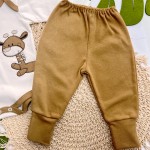 Conj. Body Manga Longa e Calça Girafinha - Areia