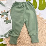 Conj. Body Manga Longa e Calça Girafinha - Verde