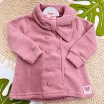 Inverno 2025 - Casaco Boucle Laço - Rose