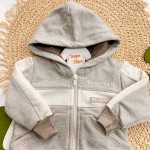 Inverno 2025 - Conj. Jaqueta Be Happy e Calça em Moletom - Mescla