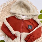 Inverno 2025 - Conj. Jaqueta com Pelinho Explore e Calça em Moletom - Ferrugem