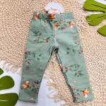 Inverno 2025 - Conj. Casaco Raposa Little Friend e Legging - Laranja Pastel
