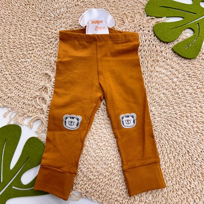 Inverno 2025 - Conj. Body Manga Longa, Babador Bandana e Calça Safari Baby - Creme