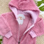 Inverno 2025 - Jaqueta em Soft com Capuz - Rosa