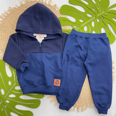 Inverno 2025 - Conj. Blusa com Capuz Peluciado e Calça em Moletom