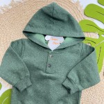 Inverno 2025 - Conj. Blusa em Mouline e Calça em Moletom - Verde