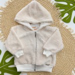 Inverno 2025 - Jaqueta em Soft com Capuz - Off White