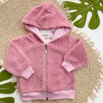 Inverno 2025 - Jaqueta em Soft com Capuz - Rosa