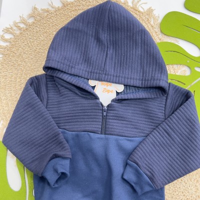 Inverno 2025 - Conj. Blusa com Capuz Peluciado e Calça em Moletom