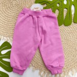 Inverno 2025 - Conj. Jaqueta Pretty Baby e Calça em Moletom - Pink