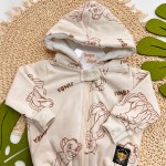Inverno 2025 - Conj. Jaqueta com Capuz e Calça Simba - Areia
