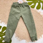 Inverno 2025 - Conj. Jaqueta Little Dude e Calça em Moletom - Preto e Mescla