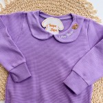  Inverno 2025 - Conj. Blusa Gola Love Bear e Legging - Lilás