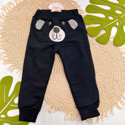 Inverno 2025 - Conj. Casaco "My Favorite Bear" e Calça em Moletom - Mescla