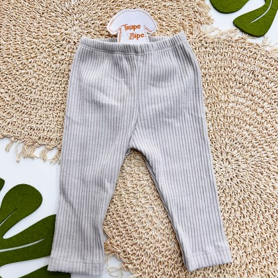 Inverno 2025 - Conj. Blusa Cute Girl e Calça em Plush Canelado - Gelo
