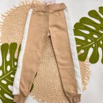Inverno 2025 - Conj. Blusão Ursinha "Magical" e Calça em Moletom - Marrom Claro