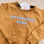 Inverno 2025 - Conj. Casaco "My Favorite Bear" e Calça em Moletom - Ferrugem
