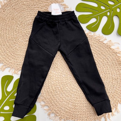 Inverno 2025 - Conj. Jaqueta Little Dude e Calça em Moletom - Laranja e Mescla
