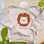 Inverno 2025 - Conj. Blusão e Calça Roar! - Areia e Ferrugem