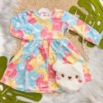 Inverno 2025 - Conj. Vestido Candy Bears e Bolsinha 