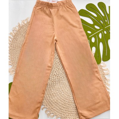 Inverno 2025 - Conj. Blusão Happy Flores com Calça Flare - Areia