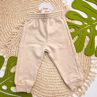  Inverno 2025 Conj. Blusa "Let´s Walk?" e Calça em Moletom - Royal e Areia