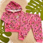 Inverno 2025 - Conj. Jaqueta e Calça Oncinhas - Rosa