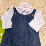  Kit Algodão Doce - Azul Marinho e Vermelho