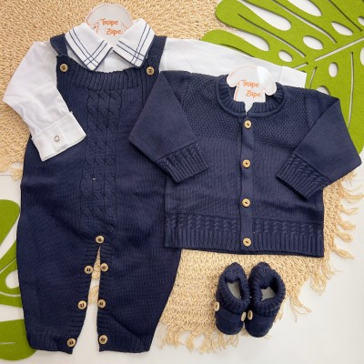  Kit Marshmallow - Azul Marinho Novo