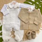   Kit Marshmallow - Branco e Bege Novo