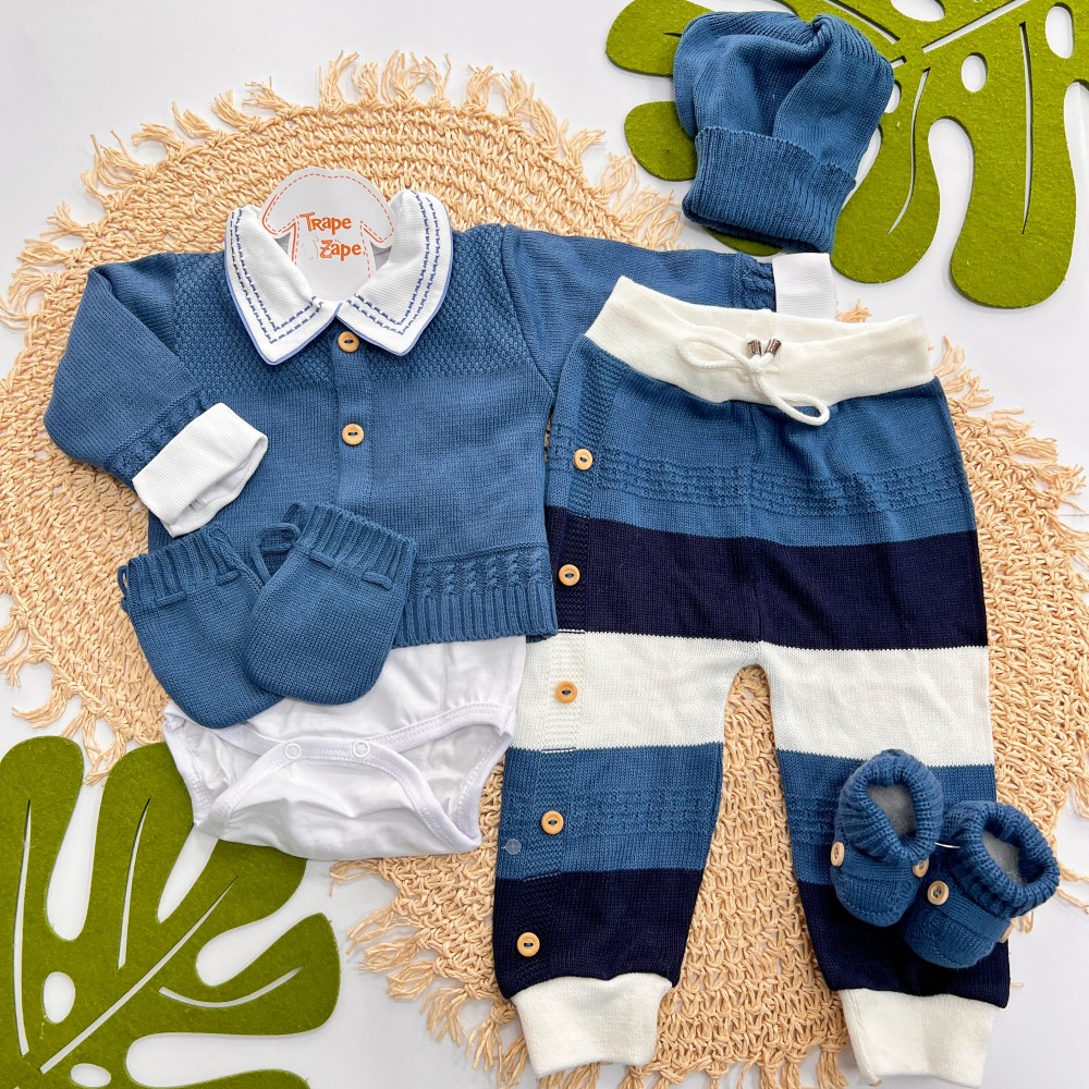Kit Mauricinho - Azul Jeans 