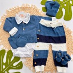 Kit Mauricinho - Azul Jeans 