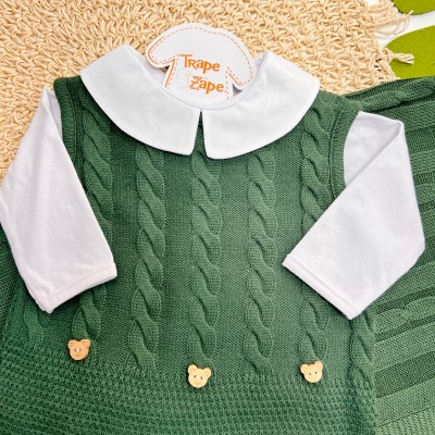 Saída de Maternidade Henry - Verde Militar