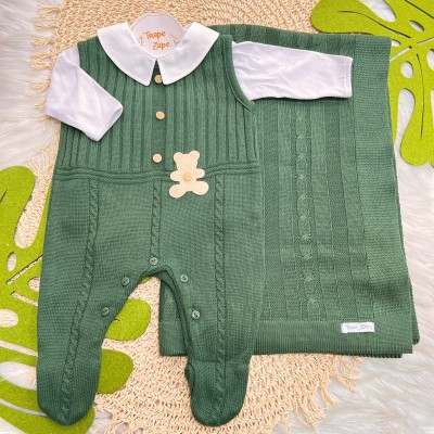 Saída de Maternidade Joaquim Salopete - Verde Militar