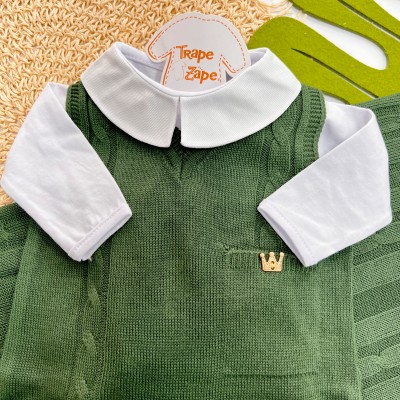 Saída de Maternidade-  Príncipe - Verde Militar