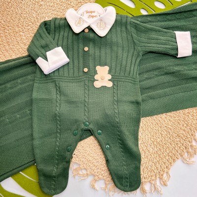 Saída de Maternidade Joaquim- Verde Militar