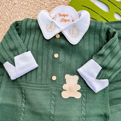 Saída de Maternidade Joaquim- Verde Militar